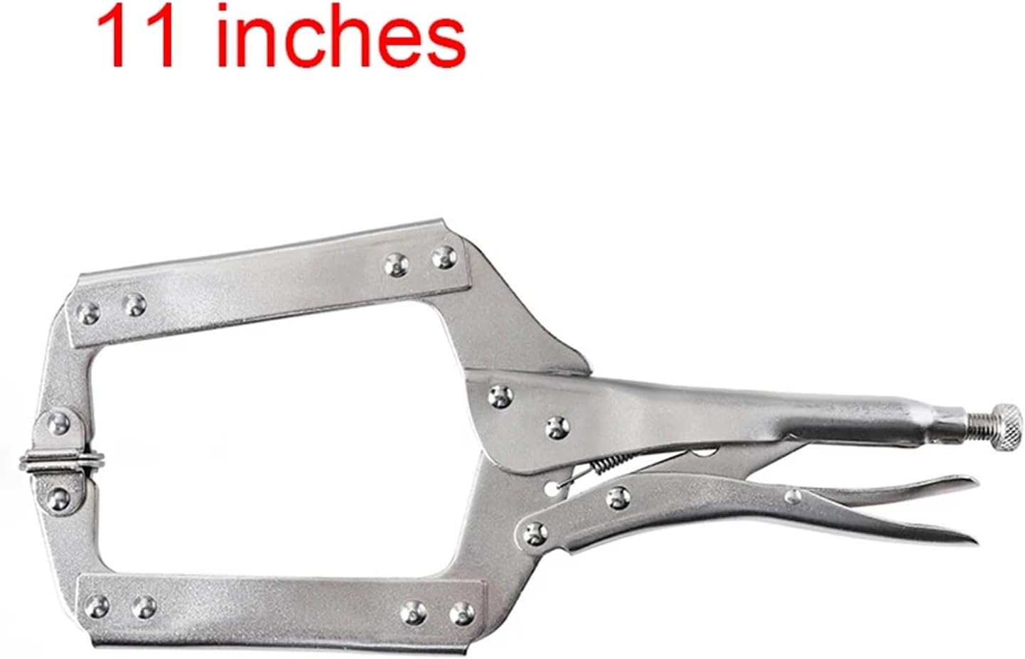 6/9/11/14 Inch C Clamp Assorted Locking Welding Clamp Mi/ni Alloy Locking Pliers for Hand Repair Tools Wood Working(11 inch)