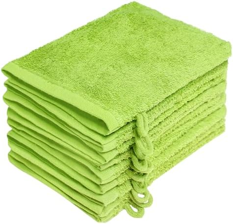NatureMark Zestaw 10 ręczników frotte, 100% bawełna, piaskowe/beżowe, 15 x 21 cm