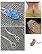 2 Stück Anti-Verlust-Set für Hörgeräte, Clip Lanyard, Sicherheitshaltung, mit 7 mm und 9 mm Schnallen aus Silikon und Aufbewahrungsbox