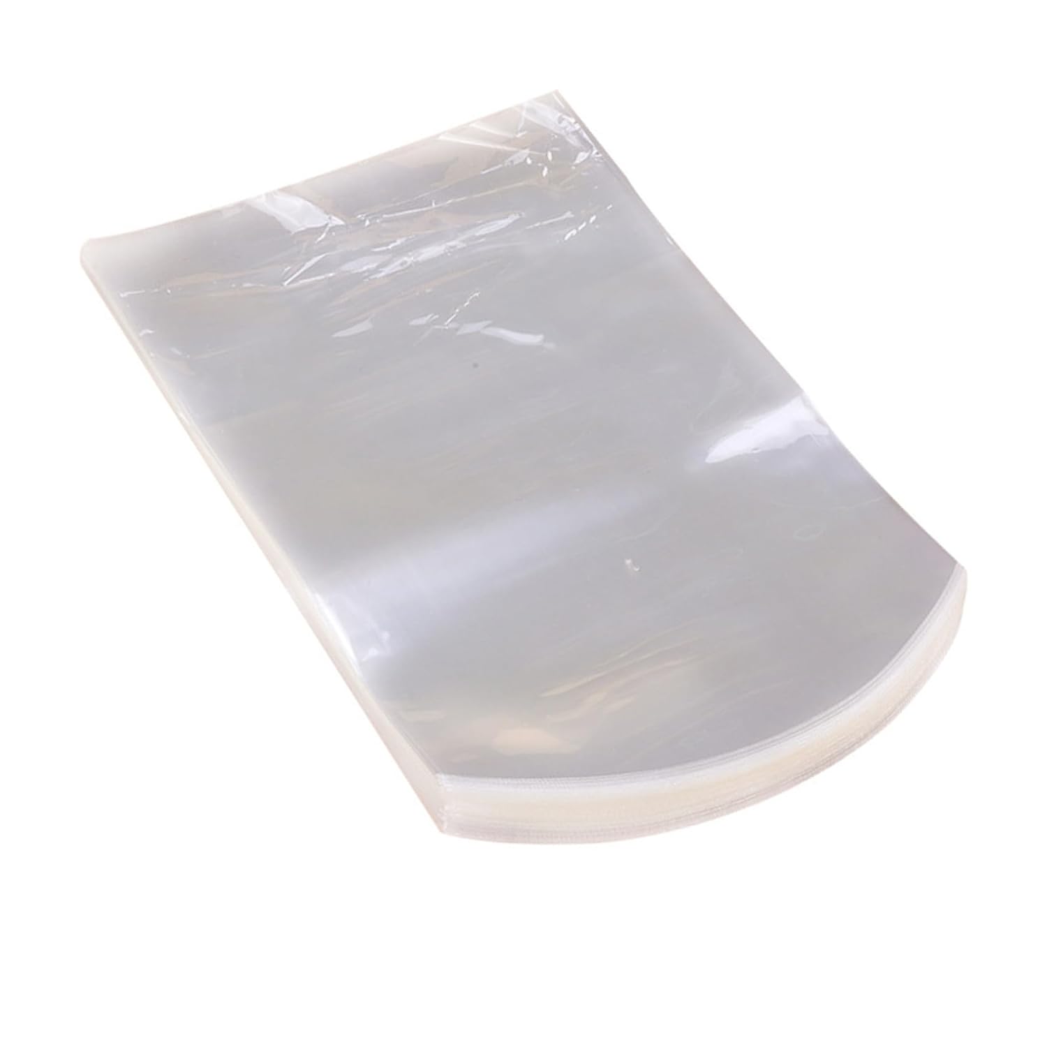 100pcs Curved PVC Heat Shrink Wrap Bags 9x25cm Plastic Heat Shrink Film for Bottle, Craft, Food Sealing Packaging in Industrial and Food Packing Applications