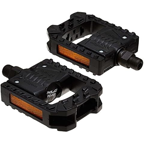 XLC Unisex's Folding Pedal PD-F01, Black, One size Cover