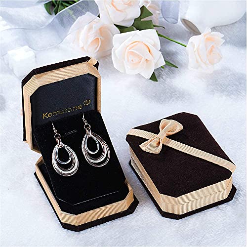 Kemstone Rose Gold & Silver Layered Dangle Earrings for Women – Lightweight Chandelier Teardrop Earrings – Hypoallergenic Fashion Jewelry Gift 6