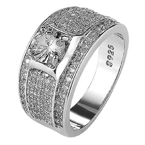Bague de mariage homme argent marié élégant cérémonie et quotidien