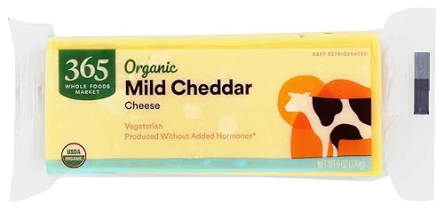 365 by Whole Foods Market Organic Mild Cheddar Bar, 6 OZ