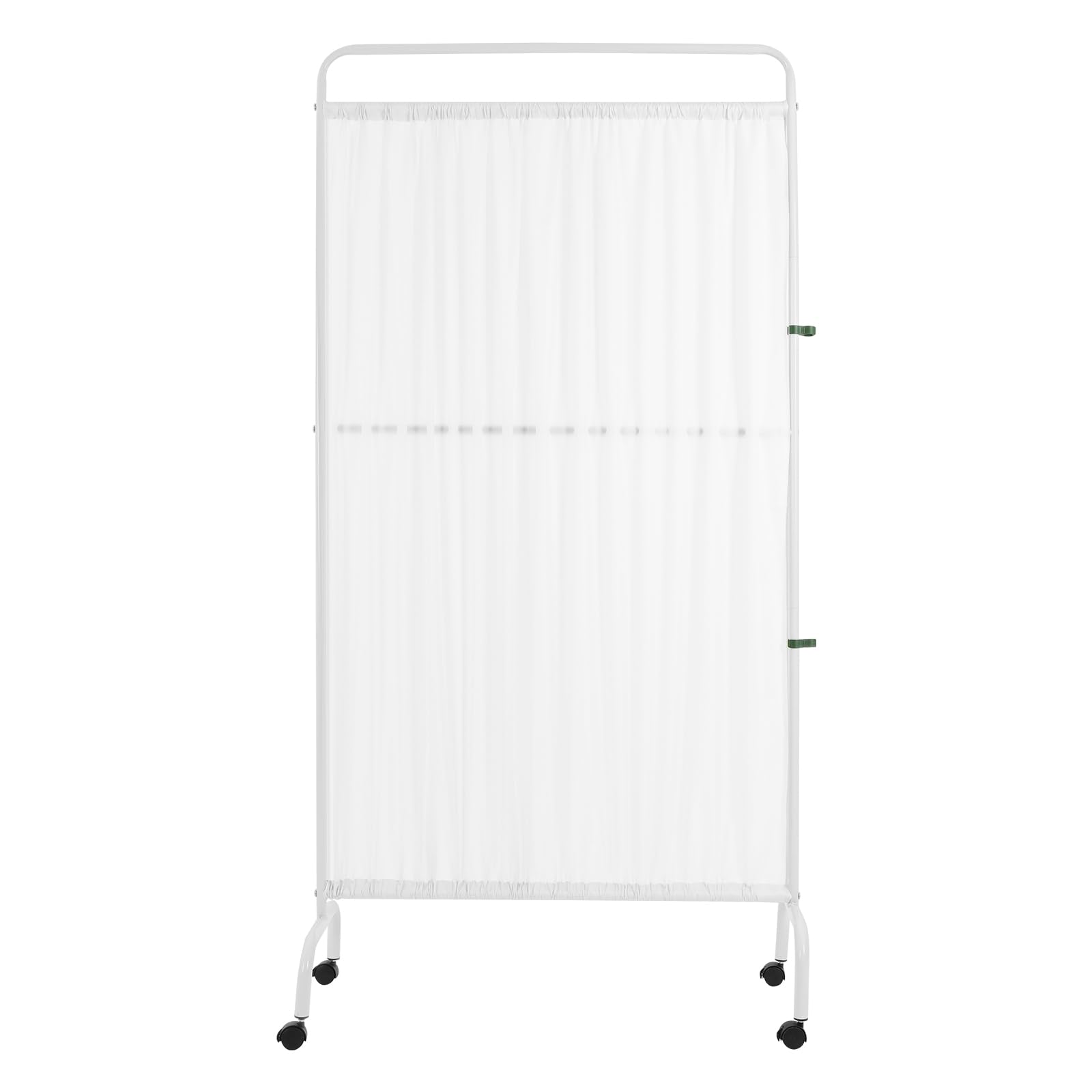 Medical Privacy Screen, Portable Medical Room Divider with Wheels, Foldable Partition for Hospitals, Clinics, Bedrooms, and Salons 8.27 * 35.43 * 70.87in (White)