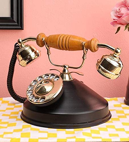 Vintage Collection Brass Dummy Decorative showpiece Telephone, Standard (222-01)-image-19