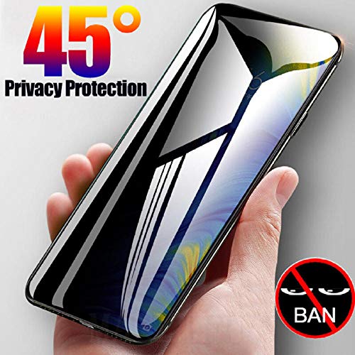 Wangyy [Paquete de 3] Vidrio Templado Anti espía Curvado Completo 9D para Xiao Mi Mi Note 10 9T CC9 Pro 9 Lite Protector de Pantalla de privacidad Rojo Mi Note 5 6 7 8 Pro-Xiaomi Mi A3 (CC9e)