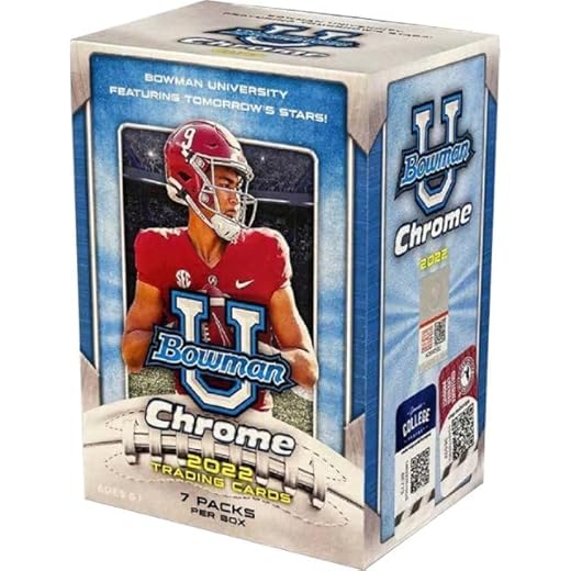 2022-23 Bowman Chrome University Football Value Box