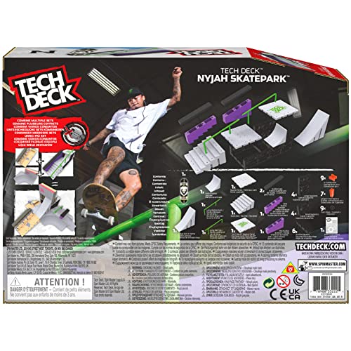 TECH DECK, Nyjah Skatepark X-Connect Park Creator, Massive Customizable Skatepark Ramp Set with Exclusive Fingerboard, Kids Toy for Ages 6 and up - Image 7