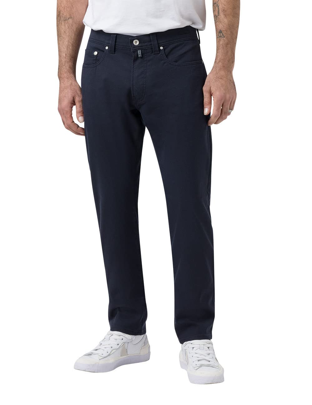 Pierre Cardin Herren Freizeithose Futureflex Lyon | Männer Hose | Tapered Fit | Dark Sapphire 4200 6319 | 34W - 30L