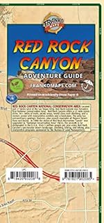 Red Rock Canyon Nevada Adventure Guide Waterproof Topographic Trail Map
