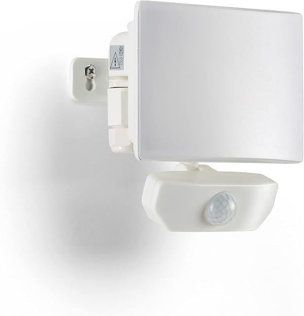 Auraglow 80W 6600lm Full Screen Slimline LED Security Motion Sensor PIR Flood Light White Outdoor Wall Lamp