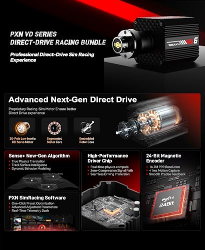 PXN VD6 6Nm Direct Drive Bundle