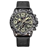 Armbandmaterial: Leder Schwarz