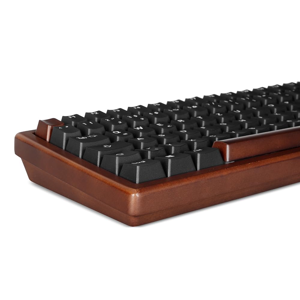 Sharkoon Skiller SGk50 S3 Wood, PBT, RGB Gaming Keyboard, 75% DE