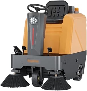 Walk Behind Manual Push Floor Sweeper Driving Type Sweeping Machine, Industrial Workshop, Municipal Road Electric Sweeping Vehicle Industrial Sweeping Machine