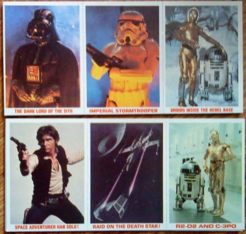Burger King Star Wars 1980 Coca Cola Complete Set of 36 Uncut Promotional Trading Cards - Mint Condi