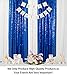 ShinyBeauty Sequin Curtains 2 Panels Royal Blue 2FTx8FT Sequin Photo Backdrop Sequin Backdrop Curtain Pack of 2-1011E