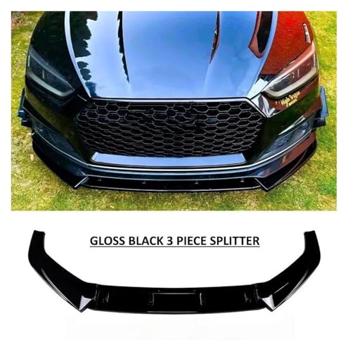 Kit carrosserie Audi A5 S5 B9 2017 lip spoiler avant canards - 3