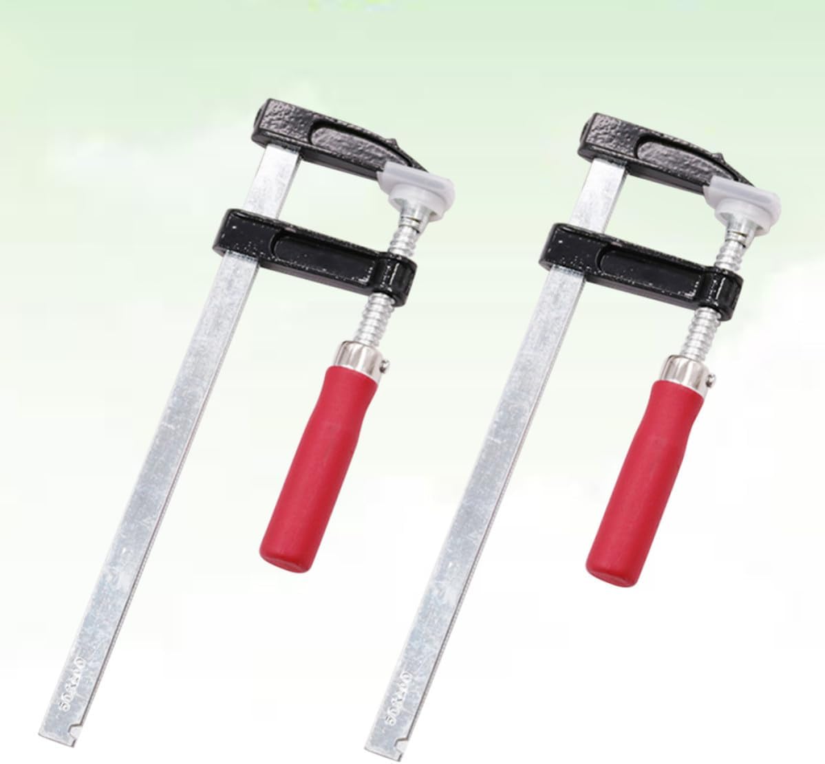 2 Pcs Steel F Clamps for Woodworking Moderate Duty Hold