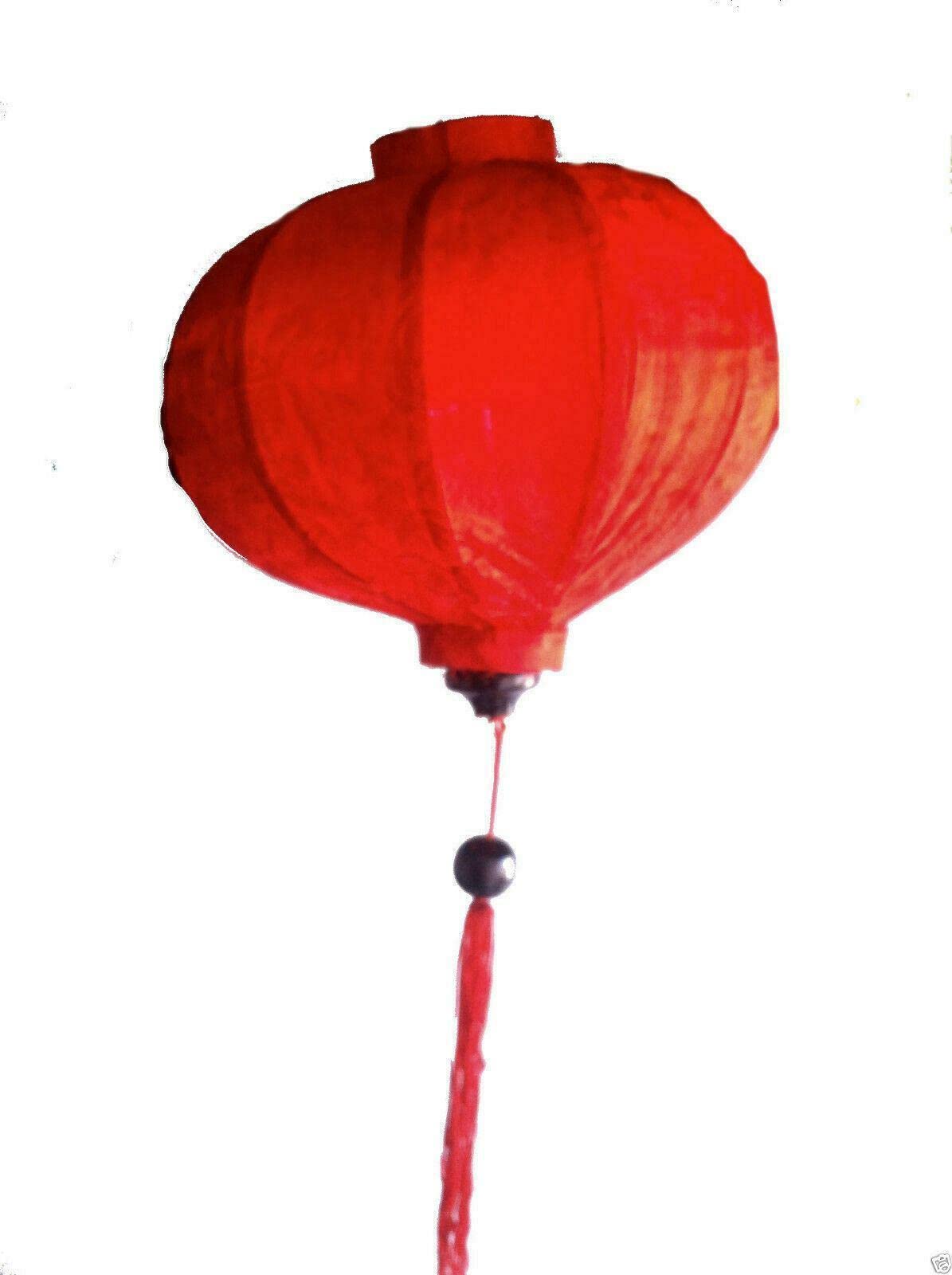 Handgefertigte Vietnamesische Seiden-Bambus-Laterne – Kugellampe In Blau, 14 Zoll (ca. 35 Cm)