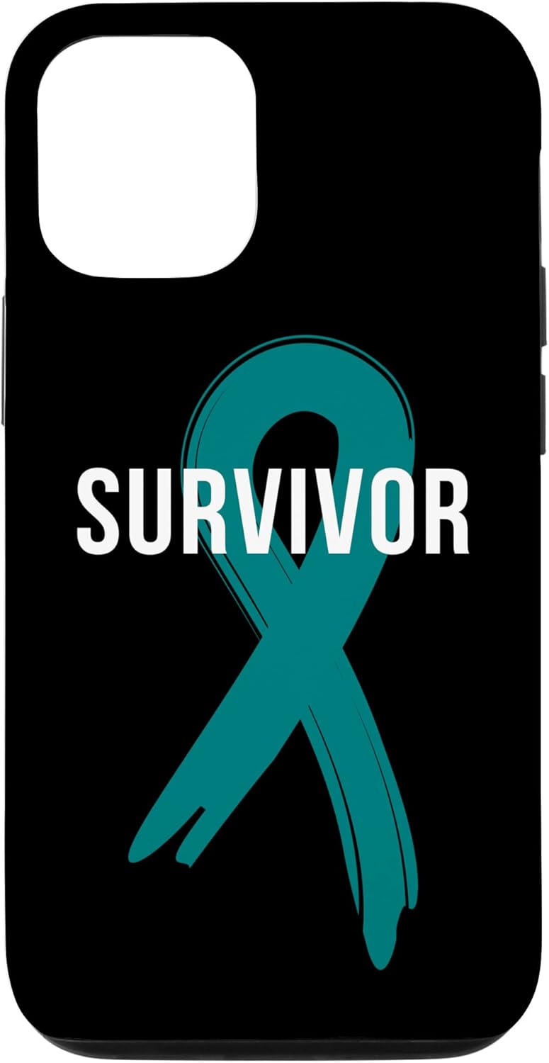 iPhone 12/12 Pro Ovarian Cancer Fight Cancer Ribbon Case