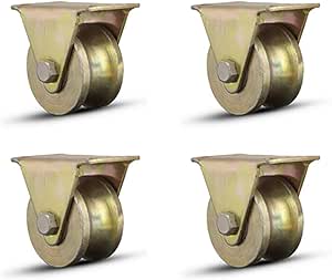 Rullo Scorrevole Per Ante Armadio - 2 Pezzi, Acciaio Zincato, 24mm Diametro, Per Mobili E Guardaroba - Foto 2