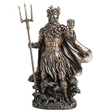 Veronese Design Aegir The Norse Giant of The Sea Cold Cast Resin Bronze Finish Sculpture Home Decor Gift