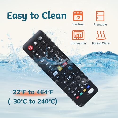 Image of Baby Remote Toys for 0-6, 6-12 Months, Food Grade Silicone Teething Toys,Chew Toys for Babies 3-24 Months, Upgraded TV Remote Control Shape Teether Toys for Baby and Infants