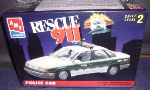 Amt #6417 Ertl Rescue 911 Police Car 1/25 Scale Plastic Model Kit
