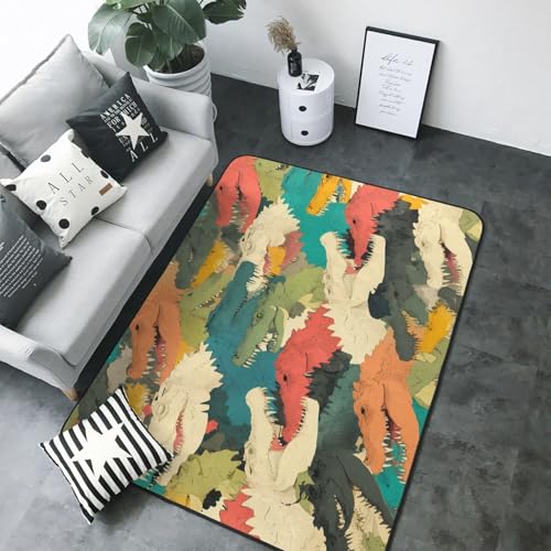 Tapis de sol doux peau de crocodile HYTTER pour réchauffer un sol froid