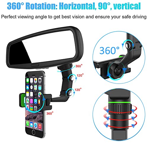 KALIONE Suporte de telefone retrovisor