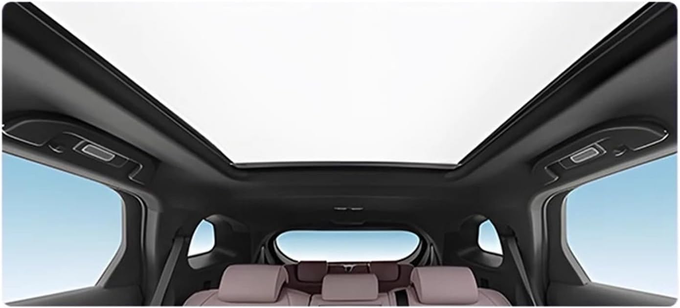 Car Sunroof Sunshade Compatible For Ford Edge U387 2007 2008 2009 2010 Car Electrostatic Adsorption Sunroof Sunshade Skylight Blind Shading(Suede Gray 2PCS)
