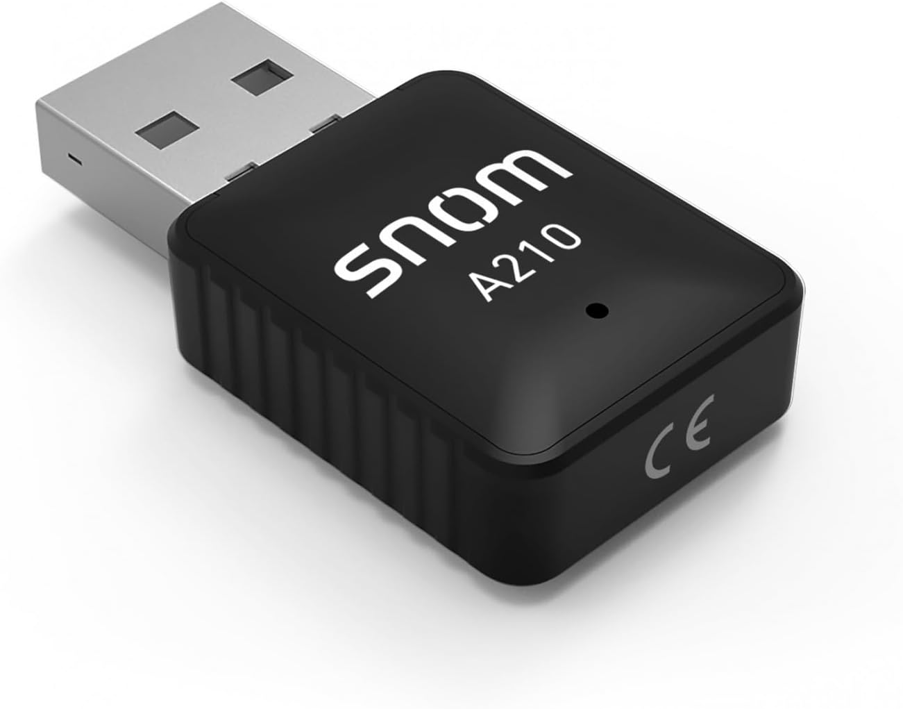 SnomA210 USB WiFi Dongle to Convert Your Snom Desktop Phone from Wired, LAN, to Wireless, WiFi, Simply plugged into The USB Port of Phone and configured on The Phone, 00004384 , Black