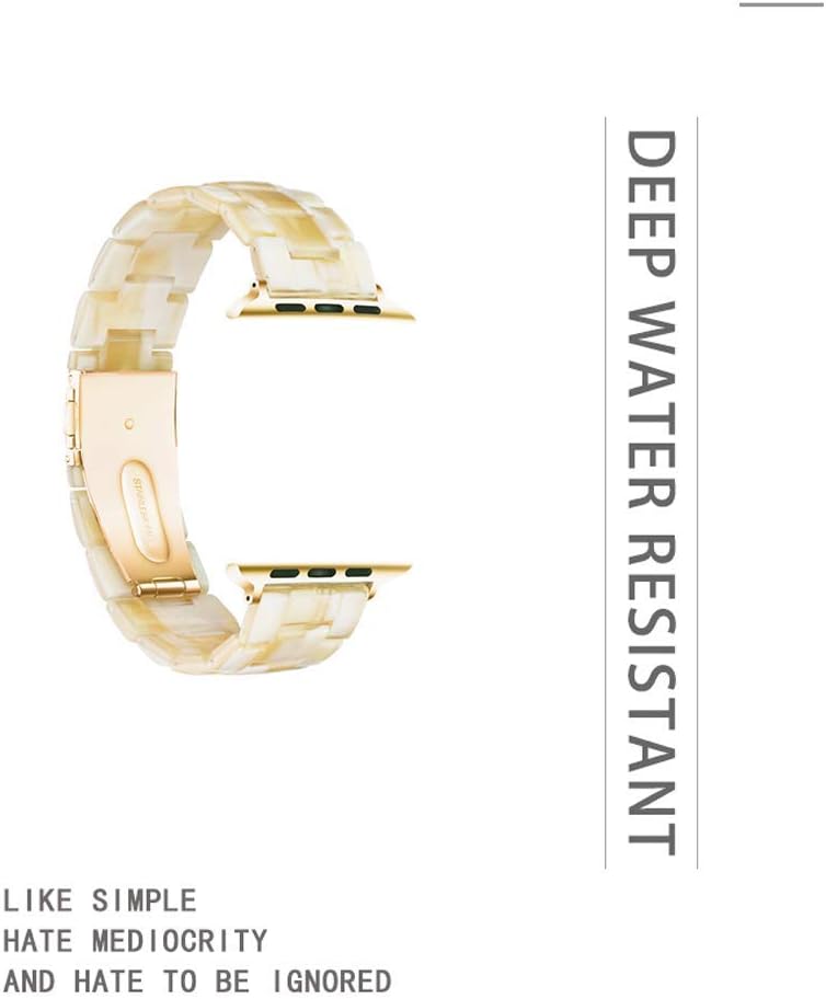 Light House Apple Watch Bands-Fashion Lightweight Resin iWatch Bands for Women Men 38mm/40mm/41mm/42mm(Series 11 10), 49mm/46mm/45mm/44mm/42mm(S 3 2 1), Compatible with Apple Watch Series 11 SE 10 9 8 7 6 5 4 3 Ultra - Image 6