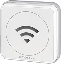 Hörmann Smart Home 4510910 - Puerta de Enlace WiFi (Incluye Adaptador para Puertas de Garaje, 24 V), Color Blanco