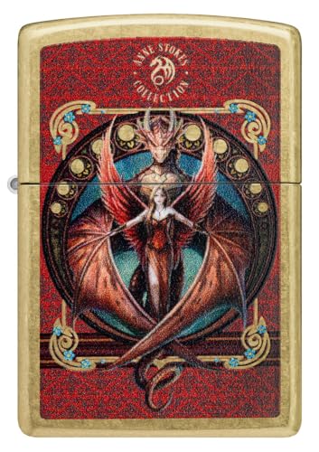 Encendedor Zippo modelo Mythical clásico de latón miniatura 2