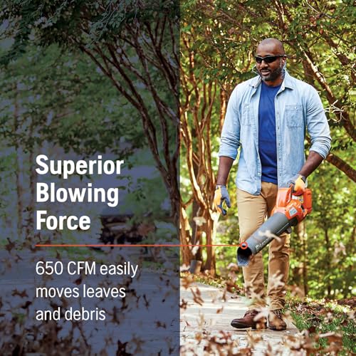 Image of Husqvarna Weed Eater 320iL String Trimmer + 230iB Leaf Blower Bundle, Trimmer-Blower Combo, 4 Ah B140 Battery, 40-C80 Charger Included, Gifts for Men
