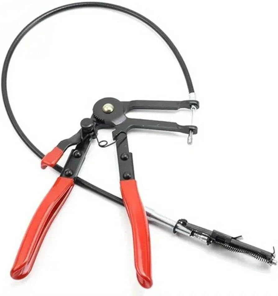 Long Handle Spring Wire Hose Clamp Tool Car Radiator Coolant Heater Belt Removal Pliers Compatible With Flat Or Wide Mouth Hose Clamps