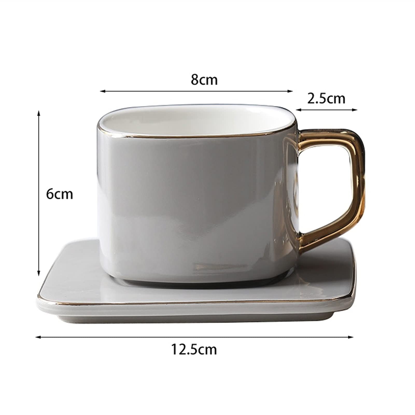 Ceramiczny Zestaw Filiżanek I Spodków Do Kawy I Herbaty Porcelana Nowoczesne Filiżanki Do Espresso Wysokiej Klasy Kubek Do Kawy Ze Spodkiem Zestaw Bardzo Odpowiednie Napoje Napoje