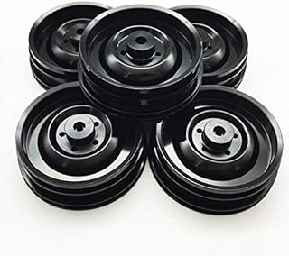 Hockus Accessories Q65 Phyllis Special Metal Wheel DIY Upgrade Modified Model Climbing Off-Road Remote Control car Toy Accessories - (Color: Black 5 Pack)