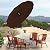 Tangkula 10 FT Patio Offset Umbrella, Outdoor Cantilever Umbrella with Easy Tilt Adjustment, 16 Sturdy Ribs, Crank and Cross Base, Market Hanging Umbrella for Backyard, Poolside, Lawn, Garden (Tan)