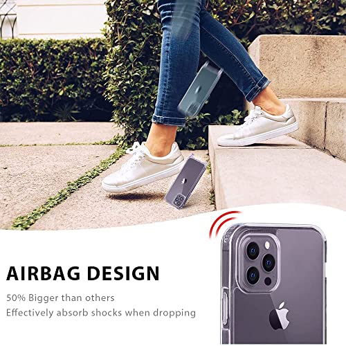 Caroki Crossbody Case For Iphone 14 Pro, Crossbody Phone Cover With Adjustable Nylon Neck Strap Clear Transparent Phone Case For Iphone 14 Pro-Black #TOP1