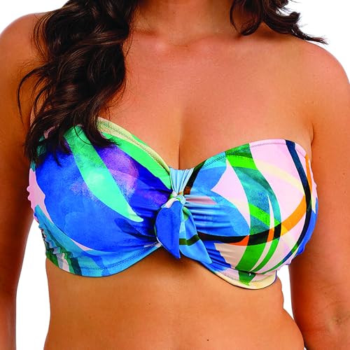 Image of Fantasie Fs507210 Molokai Shores Bandeau Bikini Top Multi