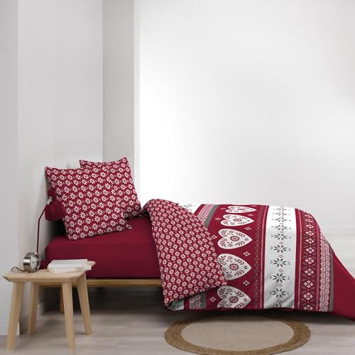Douceur d'Intérieur, 3-Piece Bedding Set (240 x 220 cm) Alpage, 100% Cotton, Multicolored - Image 3