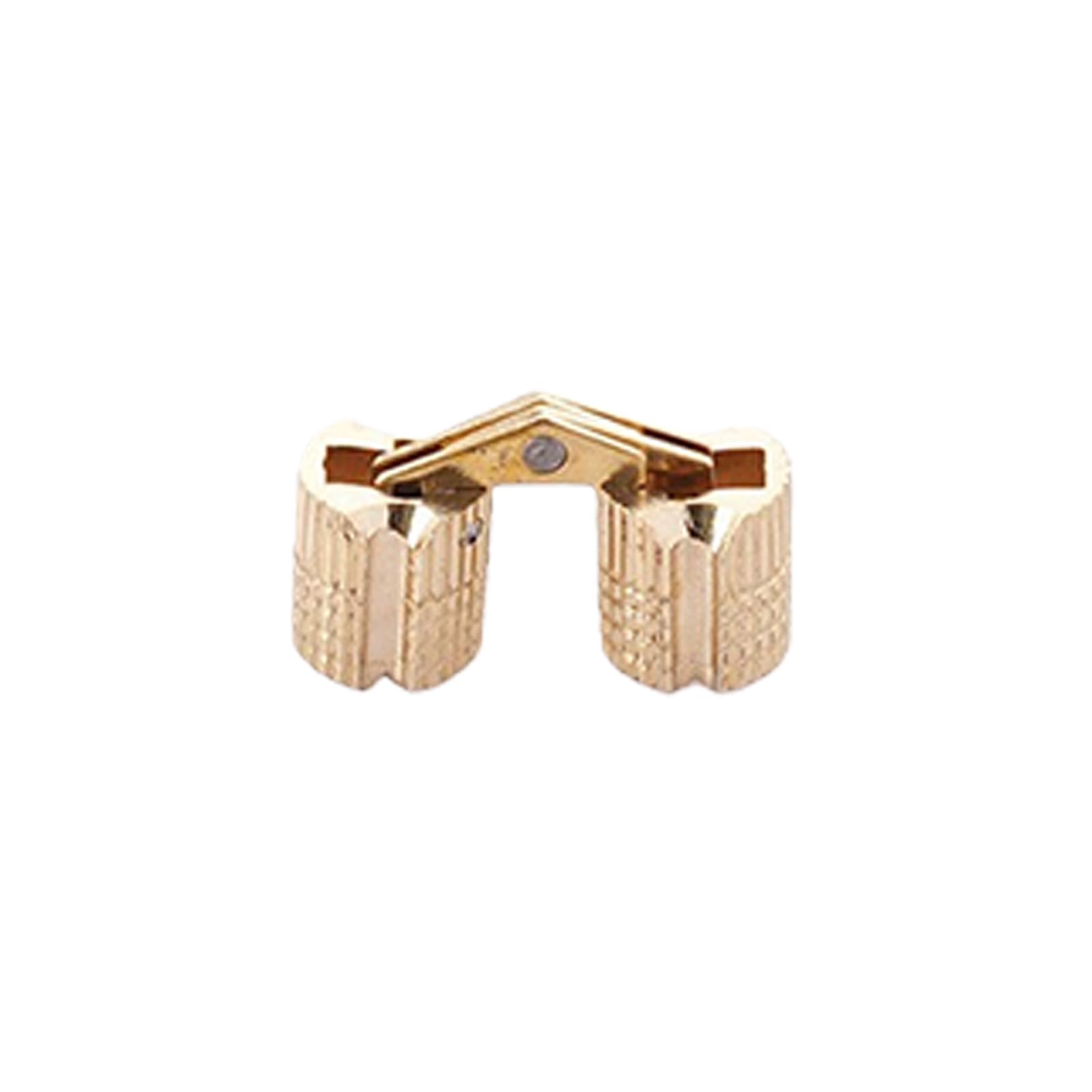 Hogtnd Multicoloured 2 Pieces Small Concealed Brass Hinges Jewelry Keepsake 180 Degree Furniture Brass Concealed Cylindrical Hinge Small Barrels For Jewelry Keepsake Box Cabinet Door