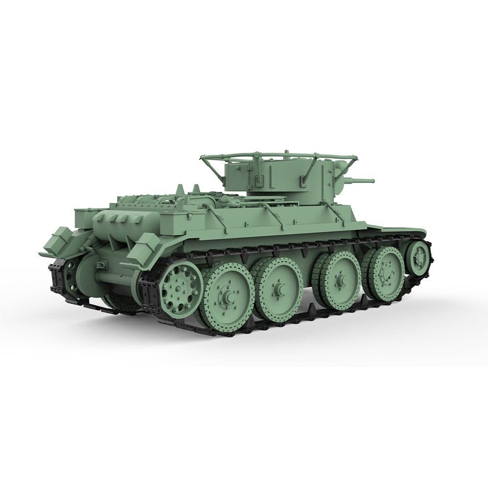 MRY-SFW Modèle de kit de tank de l'armée non peint 1/35 Modèle militaire de tank léger soviétique BT-5
