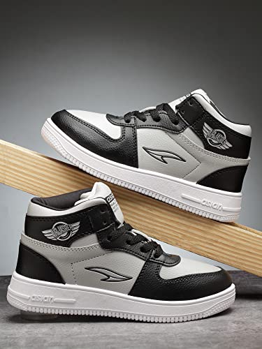 Image of ASIAN Kid's THUNDER-11 Casual White Sneaker Outdoor,High Neck Shoes with Extra Jump Casual Lace-Up Shoes for Boy's
