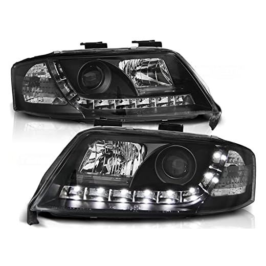 Led Scheinwerfer Set in schwarz für Audi A6 C5 4B 05.1997-05.01