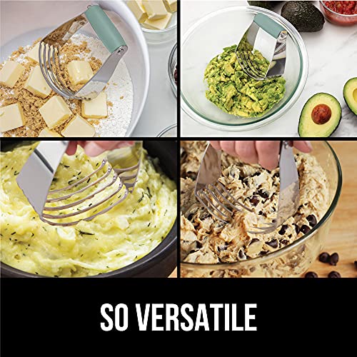 image for Gorilla Grip Pastry Dough Blender and Butter Cutter, Thick Sharp Stain